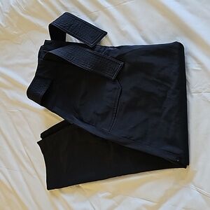 Veronica Beard Sz 4 High Waist Black Stretch, Waist Tie